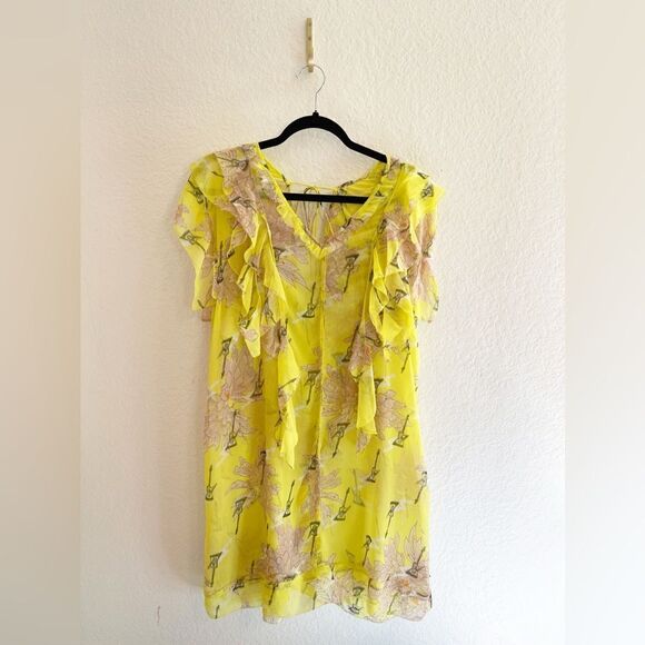 Zadig&Voltaire Rivel Floral Chiffon Dress. NWT - Picture 6 of 10